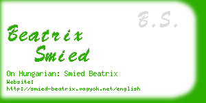 beatrix smied business card